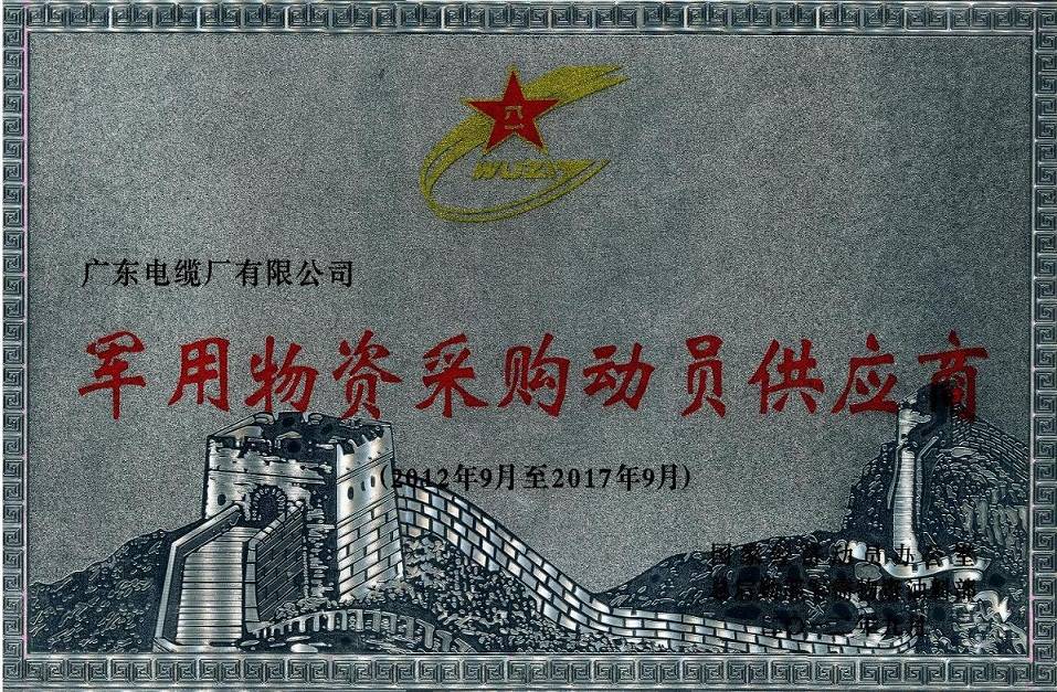 軍用物資采購動(dòng)員供應(yīng)商